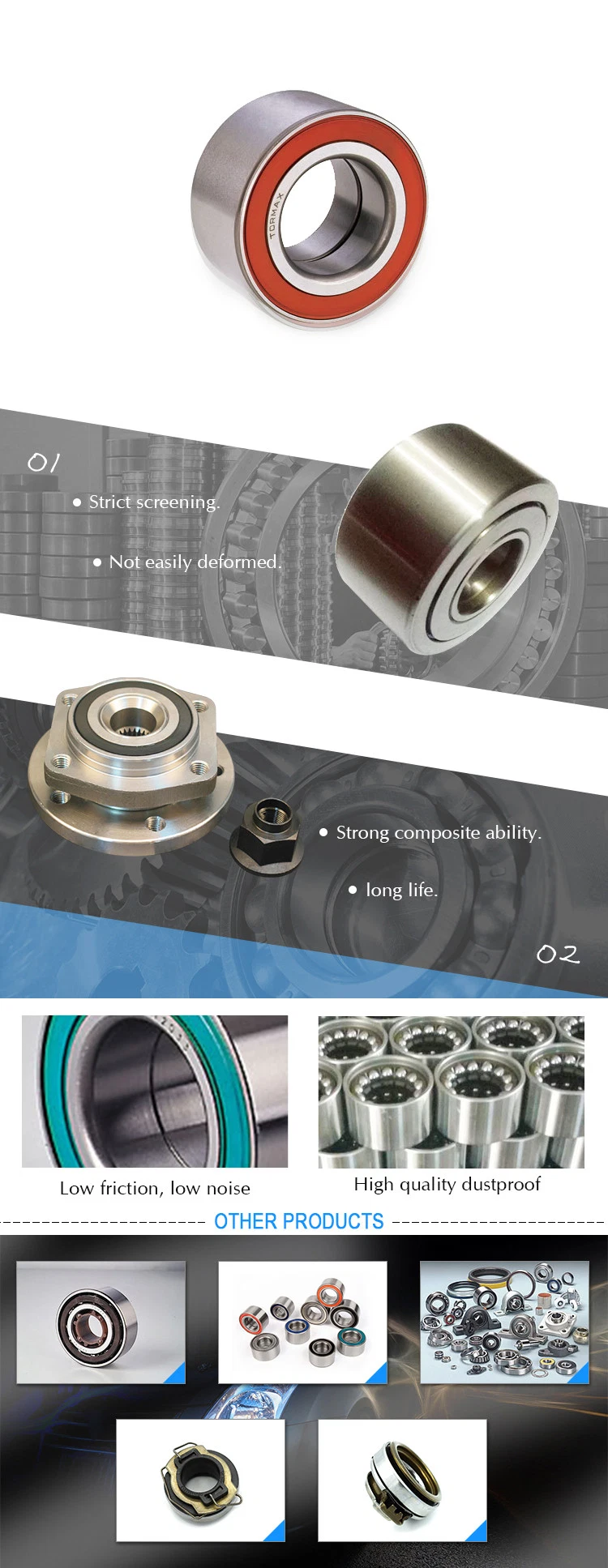 Customized Size 49X84X43mm Wheel Hub Bearing Dac49840043 Auto Parts